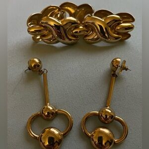 COSTUME JEWELRY~VINTAGE BUNDLE~BRACELET~EARRINGS ~